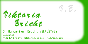 viktoria bricht business card